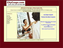 Tablet Screenshot of citycoups.com